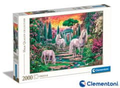 Clementoni - Puzzle 2000 Klasszikus kerti unikornisok