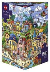 Heye Puzzle Merry Town 1500 darab