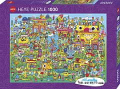 Heye Puzzle Tollak a barátaim: Doodle Village 1000 darab