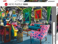 Heye Puzzle Home: Szarvasos szoba 1000 darab