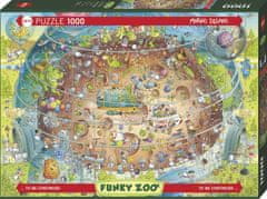 Heye Puzzle Crazy Zoo: Space Pavilion 1000 darab