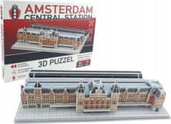 3D puzzle Amszterdam központi pályaudvar 81 darab