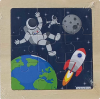 Fa puzzle Space: a Föld felett 9 db