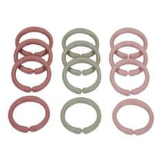 Tiamo LITTLE DUTCH összekötő gyűrűk lánc rózsaszínű