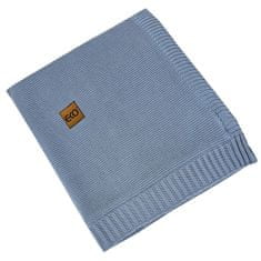 EKO Bambusz takaró bársony béléssel Jeans 100x80 cm