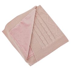 EKO kasmír takaró velúr béléssel Rózsaszín rózsaszín 100x80 cm