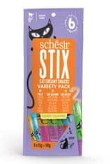 Schesir Cat Treats Stix folyékony snack változat 6x15g