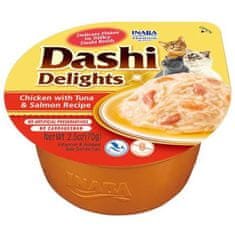 Inaba Dashi Delights csirke tonhallal és lazaccal