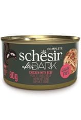 Schesir Cat Cons. After Dark Wholefood csirke/marha 80g