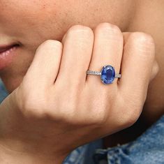 Pandora Ezüst eljegyzési gyűrű Kate hercegnő stílusában Timeless 190056C01 (Kerület 52 mm)