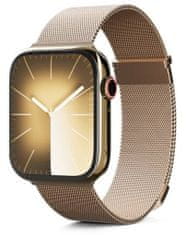 EPICO Milanese+ szíj az Apple Watch 42/44/45/49mm-es órájához - arany színű