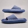Habból készült csúszásmentes papucs, kék papucs, kényelmes ortopéd papucs, modern flip flop papucs, 36/37-es méret | FLIPSY 
