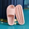 Habból készült csúszásmentes papucs, rózsaszín papucs, kényelmes ortopéd papucs, modern flip flop papucs, 36/37-es méret | FLIPSY 