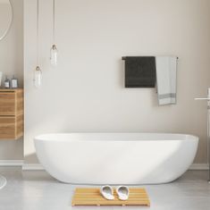 Vidaxl bambusz fürdőszőnyeg 54 x 36 cm 373372