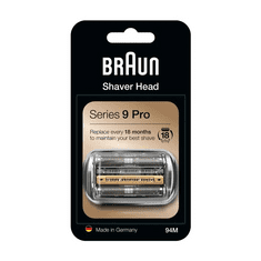 Braun Series 9 Pro 94M pótfej (ezüstszínű) Series 9 Pro és Series 9 modellekhez