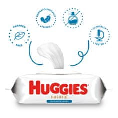 Huggies BIODEGRADABLE Pure törlőkendő, 12 x 48 db