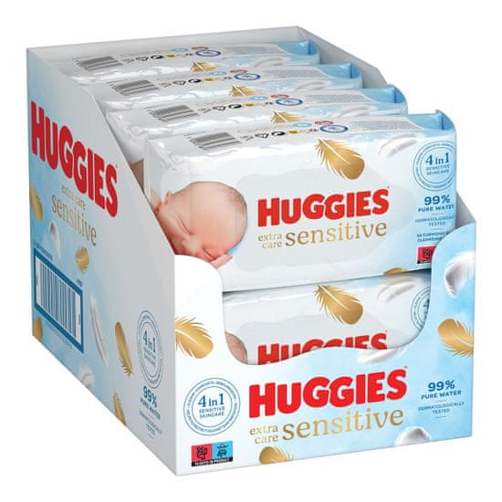 Huggies Wipes EXTRA Care, 8 x 56db