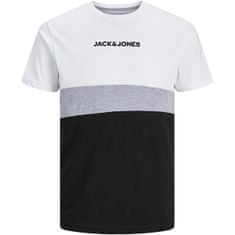 Jack&Jones Férfi póló JJEREID Standard Fit 12233961 White (Méret XXL)