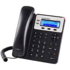 Grandstream GXP1625 VoIP telefon - 2x SIP fiók, HD hang, 3 soft billentyű, 2xLAN 10/100Mbps switch, PoE