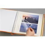 Hama SINGO 28x31 cm, 20 oldal, öntapadós, narancssárga, fotóalbum