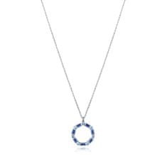 Viceroy Gyönyörű ezüst nyaklánc kék cirkónium kövekkel Elegant 9121C000-33