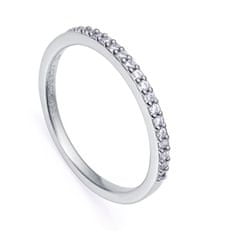 Viceroy Elegáns ezüst gyűrű átlátszó cirkónium kővel Clasica 9118A014 (Kerület 54 mm)