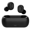 Bluetooth sztereó fülhallgató, v5.0, TWS, töltőtok, funkció gomb, vízálló, játékosoknak ajánlott, T1C, fekete (IP023694)