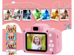 Verk 18258 Gyermek digitális fényképezőgép unikornis rózsaszín