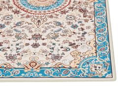Beliani Bézs és kék szőnyeg 60 x 200 cm GORDES