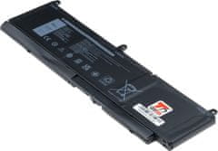 T6 power Akkumulátor Dell laptophoz, cikkszám: G5FJ8, Li-Poly, 11,4 V, 8330 mAh (95 Wh), fekete