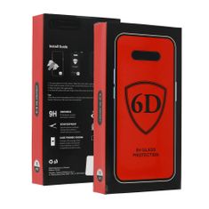 MG Full Glue 6D üvegfólia iPhone 15 10db, fekete