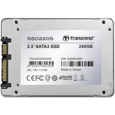 Transcend TS240GSSD220S 240GB 2,5 inch SSD meghajtó