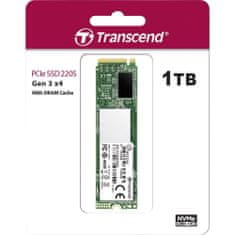 Transcend TS2TMTE220S 2000GB PCIe NVMe M.2 2280 SSD meghajtó