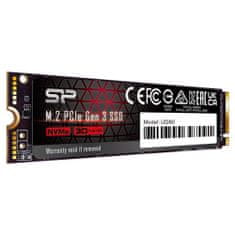 Silicon Power SP500GBP34UD8005 UD80 500GB PCIe NVMe M.2 2280 SSD meghajtó
