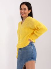 Badu Klasszikus női pulóver Xiluvani sárga Universal