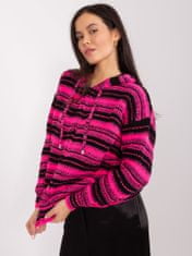 Badu Klasszikus női pulóver Magoda fekete-rózsaszín Universal