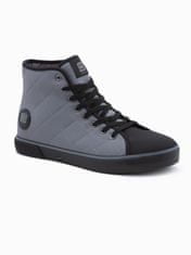 OMBRE Férfi tornacipő Miyelani szürke-fekete 45