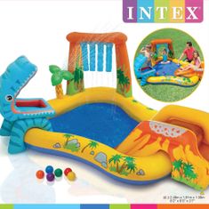 Intex Dinosaur Play Center felfújható medence 249x191x109 cm 57444NP 3202796