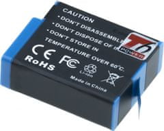 T6 Power akkumulátor GoPro videokamerához, cikkszám: AHDBT-901, Li-Ion, 3,85 V, 1720 mAh (6,6 Wh), fekete