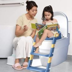 Sofistar Gyermek WC-felszerelés lépcsővel, kék