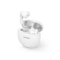 Thomson Bluetooth fejhallgató WEAR77032, pips, töltőtáska, fehér