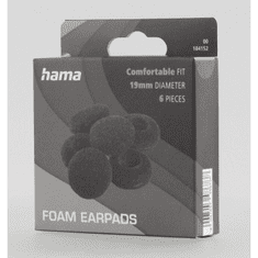 Hama habszivacs fülhallgató fejhallgatóhoz, 19 mm, 6 db