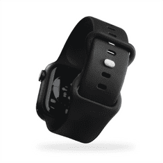 Hama Fantastic Feel, szíj Apple Watch-hoz 38/40/41 mm, szilikon, fekete