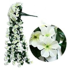 HOME & MARKER® Orchidea csokor dísznövény fali dekoráció, művirág falra, lila virágokkal | HANGROSE