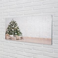 tulup.hu Akrilkép Karácsonyfa díszítés ajándék 125x50 cm 2 fogas