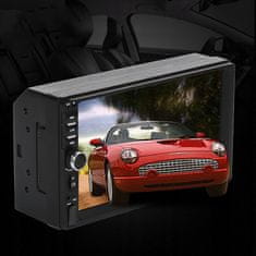 Dexxer 12-24V 2DIN LCD érintőképernyős autórádió 4x50W USB Bluetooth + távirányító