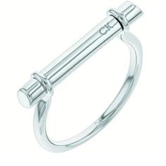 Calvin Klein Minimalista acél gyűrű Elongated Linear 35000022 (Kerület 56 mm)