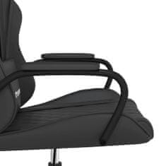 Vidaxl fekete műbőr masszázs gamer-szék 345541