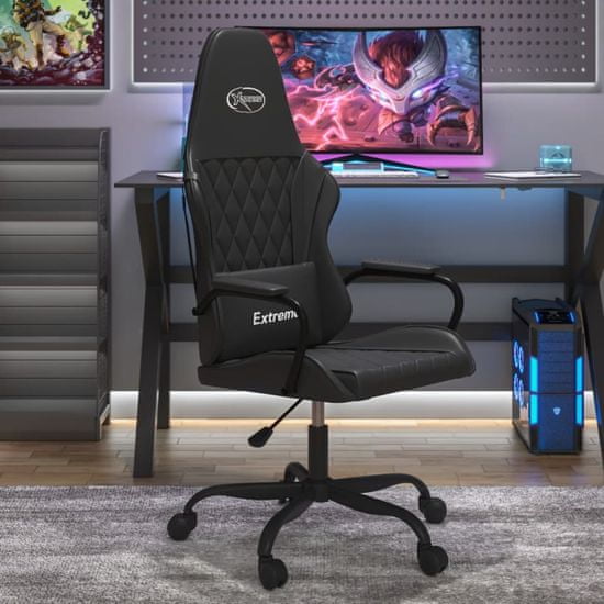 Greatstore fekete műbőr masszázs gamer-szék