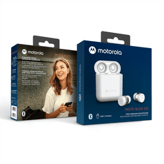 MOTOROLA Bluetooth fejhallgató MOTO BUDS 120, fülhallgató, fehér